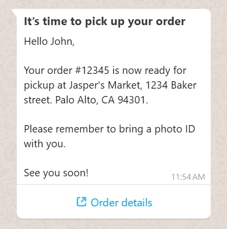 Pickup Ready