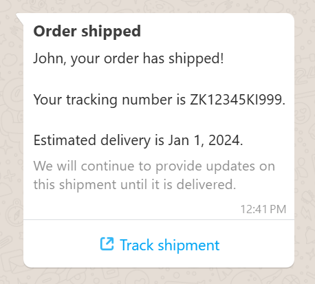 Order Shipped