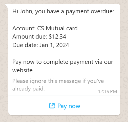 Payment Overdue