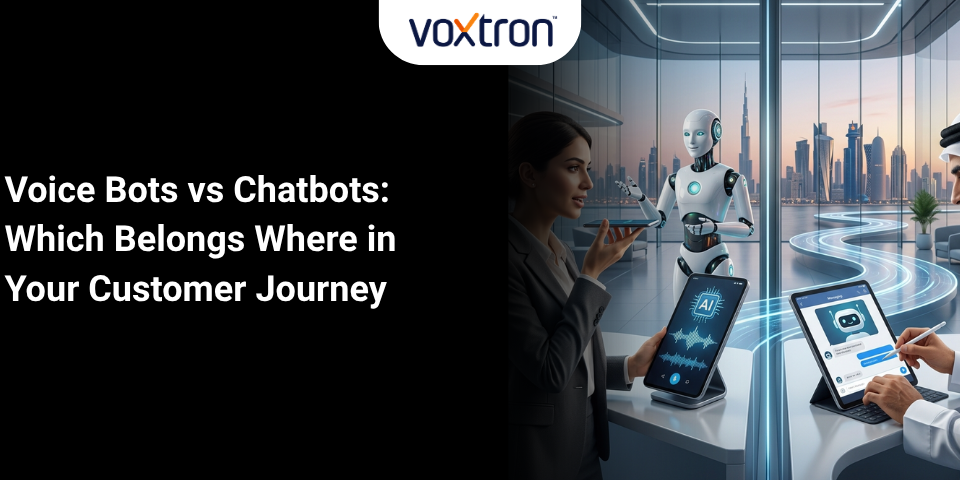 Voice Bots vs Chatbots: Which Belongs Where in Your Customer Journey