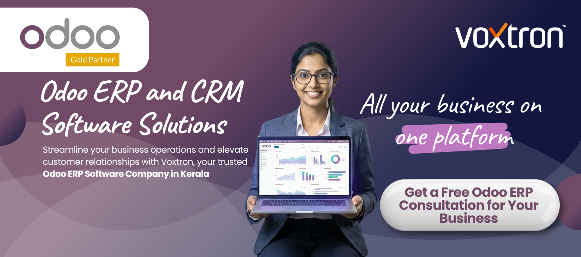 Odoo ERP Software Solutions in Kerala - Voxtron